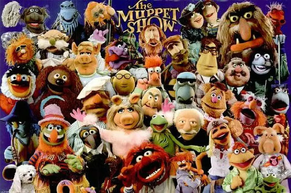 Muppet Show Poster Full Cast 24x36 Inches New Wall Art HSE USA