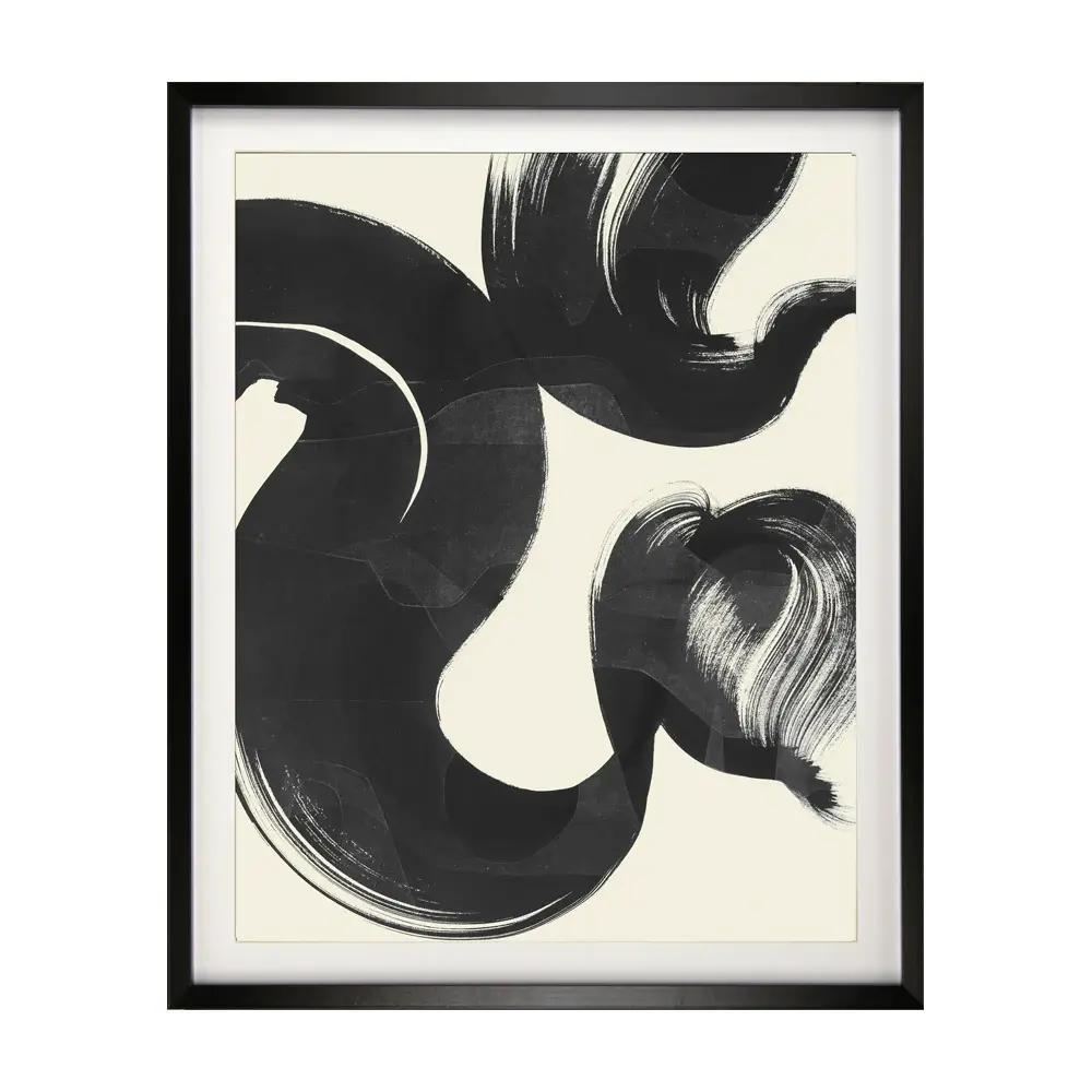 Sea Change I' - Framed & Mounted Glazed Print - 60.5x49cm
