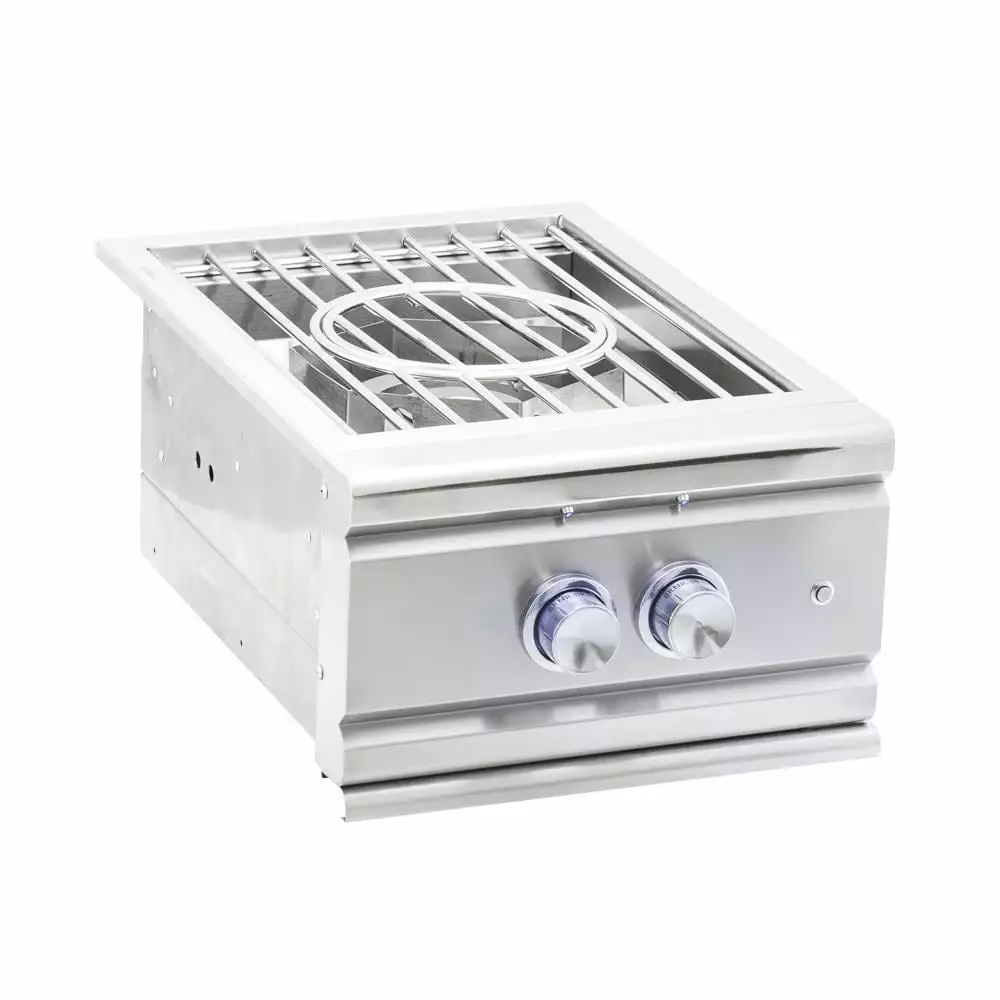 Summerset TRL Built- Propane Gas Power Burner Wok Ring and Stainless Steel Lid Summerset Grills