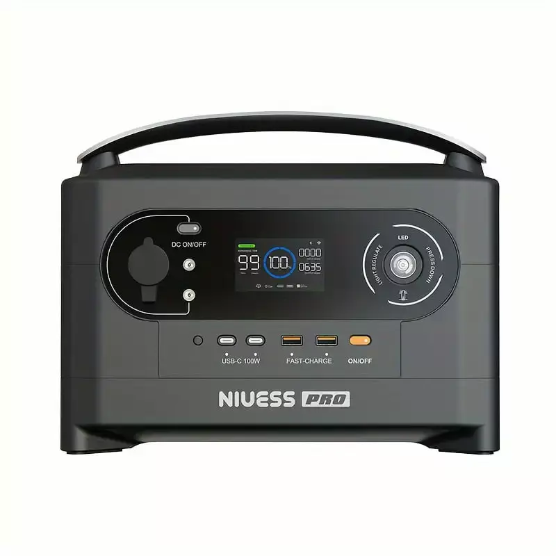 720Wh Portable Power Station 1800W AC Output Fast Charging Outdoor Camping