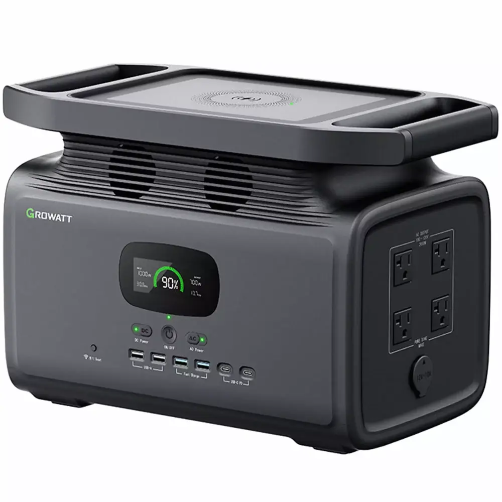 GROWATT INFINITY 1500 Travel-friendly Power Station 1512Wh 2000W AC Output Outdoor Camping Home Backup Emergency Infinity