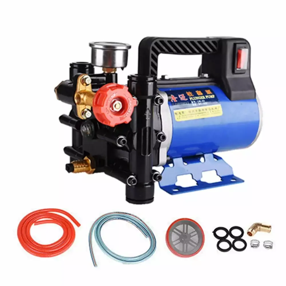 Andoer Electric Double Cylinders Piston Pump High Pressure Garden Sprayer Car Washer Irrigation Device 48v