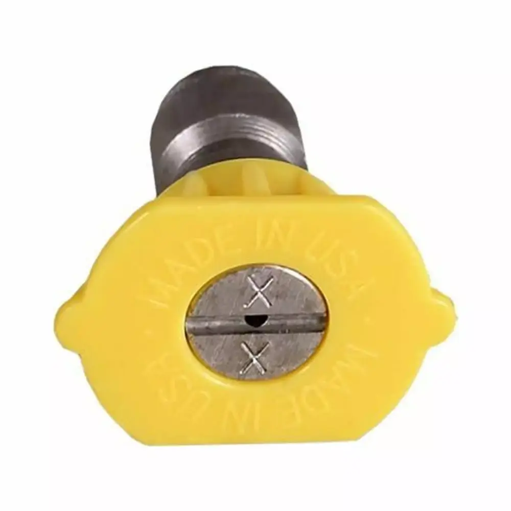 Mi T M AW 0018 0150 High Pressure Nozzle 15 Degree 3.0 Orifice Yellow 4 Pack Pressure Washers 4