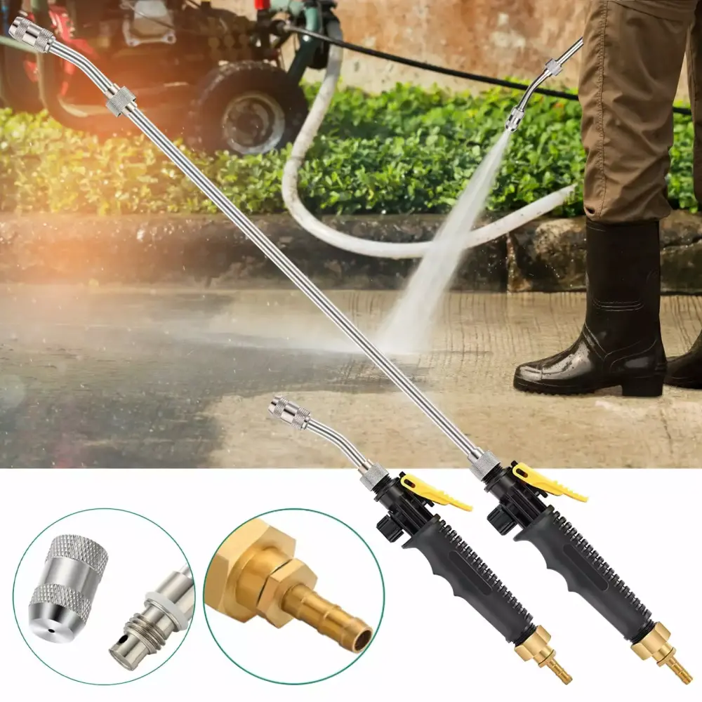 2--1 High Pressure Washer High Pressure Water Metal Power Garden Sprinkle