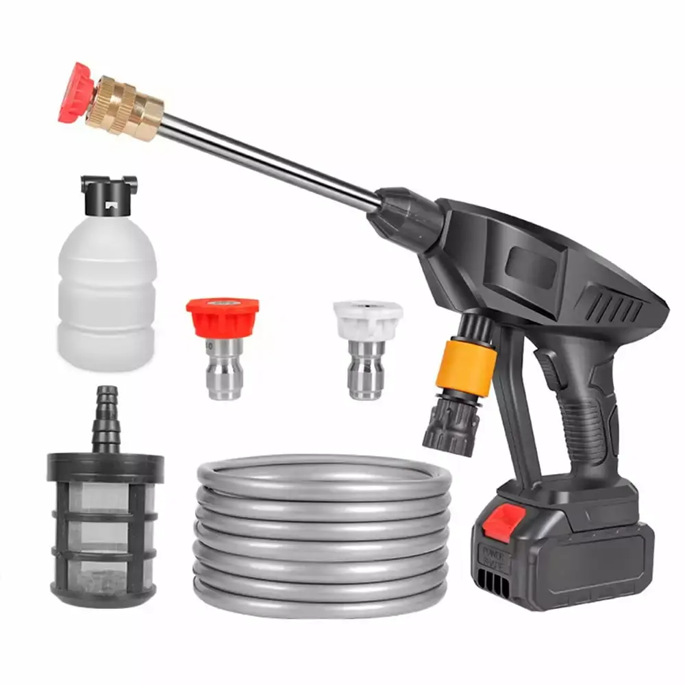 48V Cordless Pressure Washer Gun Cleaning Accessories Car Washing and Watering Flowers