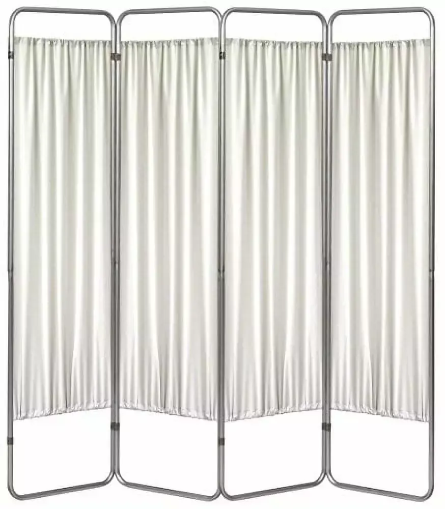 Omnimed Economy Privacy Screen Fabric Panels - Frost - 4 Section Partition
