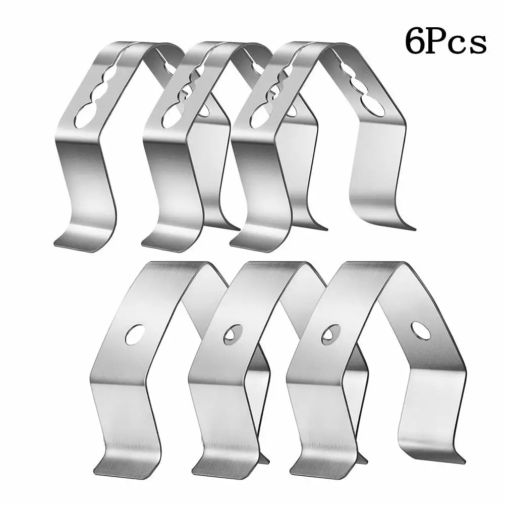 Ruibeauty 6Pcs Probe Thermometer Barbecue Holder Meat Maverick Igrill Clip Bbq