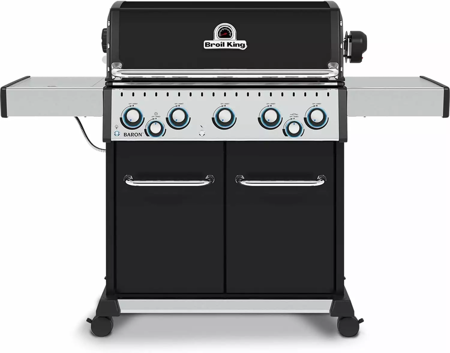 Broil King Baron 590 Pro Liquid Propane LP Grill Silver Black