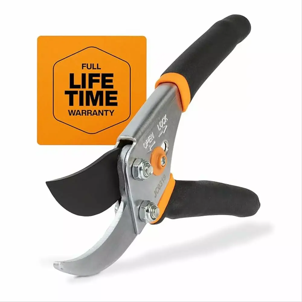 Luosen Bypass Pruning Shears 5/8 Inch Garden Clippers Precision Steel Blade