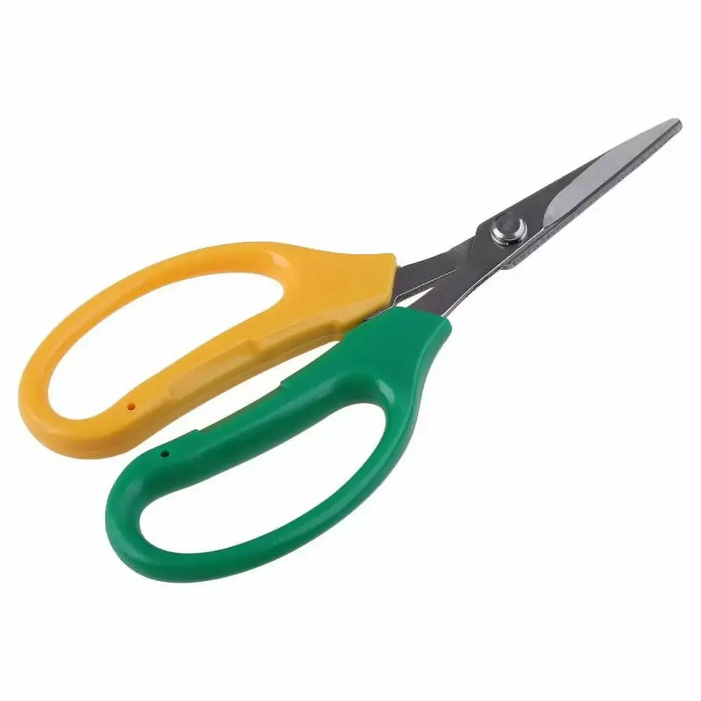 Multifunctional Alice Garden Scissors Soft Handles and Curved Blades Fruit and Grape Pruning
