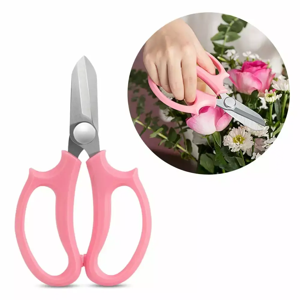 Stainless Steel Floral Shears 10 Piece Set Flower and Plant Trimming 10pcs