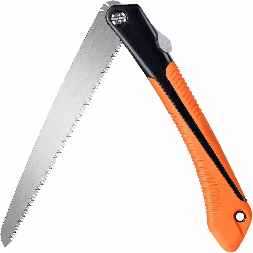 Accessible Travel-friendly Folding Pruning Saw 10 Inch SK5 Steel Blade Tree Trimming Wood Cutting