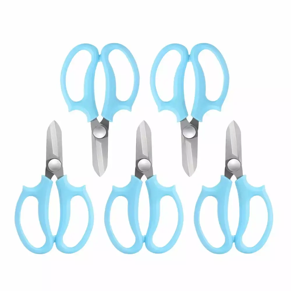5 Piece Flower Scissors Floral Shears Plant Scissors Stainless Steel All Purpose Shears 10pcs