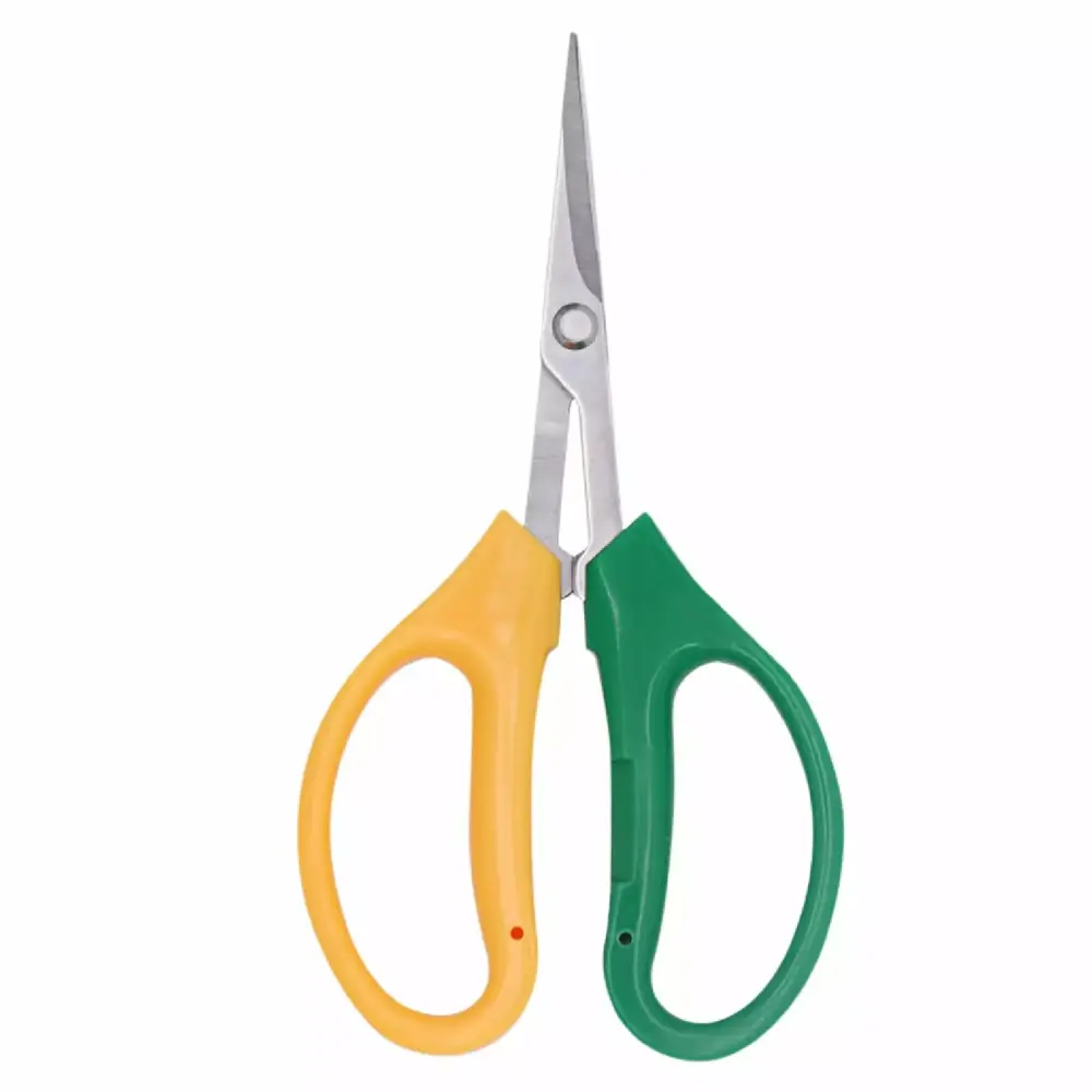 QLFSCXG Two Color Handle Pruning Shears Gardening Grape Picking Scissors