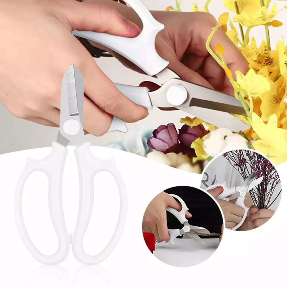 Wendunide Thickened Stainless Steel Garden Flower Scissors Strong Trimmer Flowers Branches and Leaves Clearance