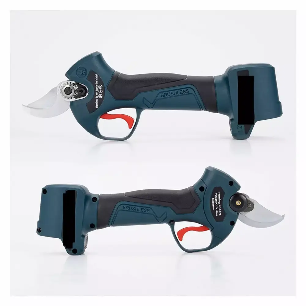 12V Brushless Electric Pruning Shears High Speed Scissors Garden Shrub Branch Tree Bonsai A