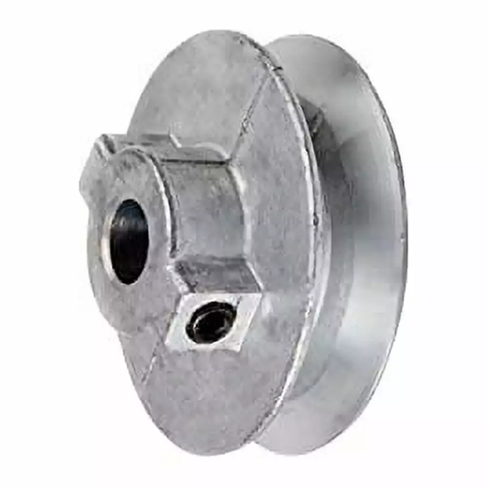 Chicago Die Cast 3-Inch D Zinc Single V Grooved Pulley 1