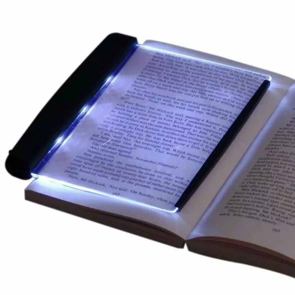 Ultra Bright LED Page Magnifier Reading Light Night Vision Eye Care Students Popvcly