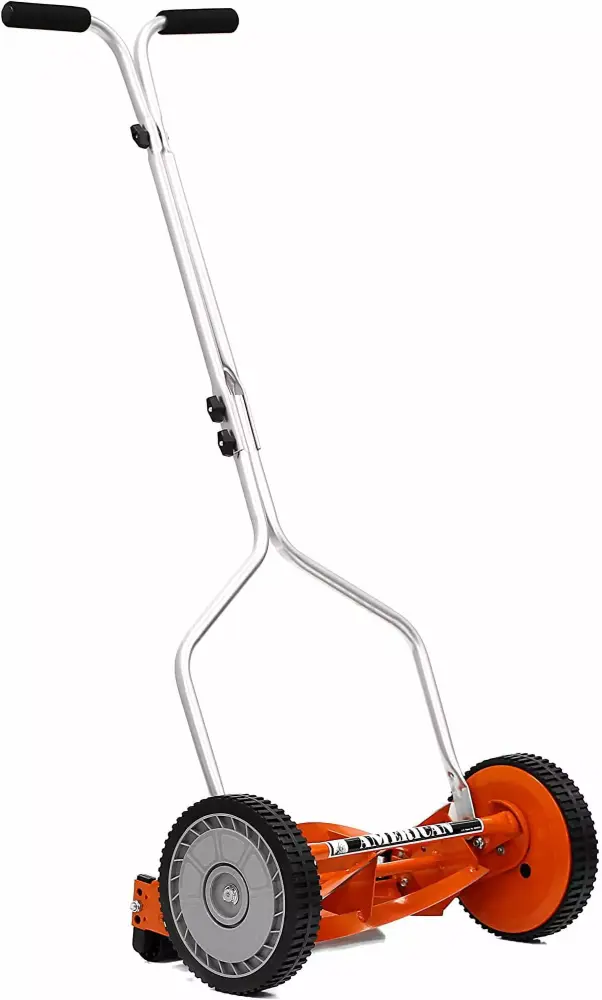 American Lawn Mower Company 1204-14 14-Inch 4-Blade Push Reel Lawn Mower Red None