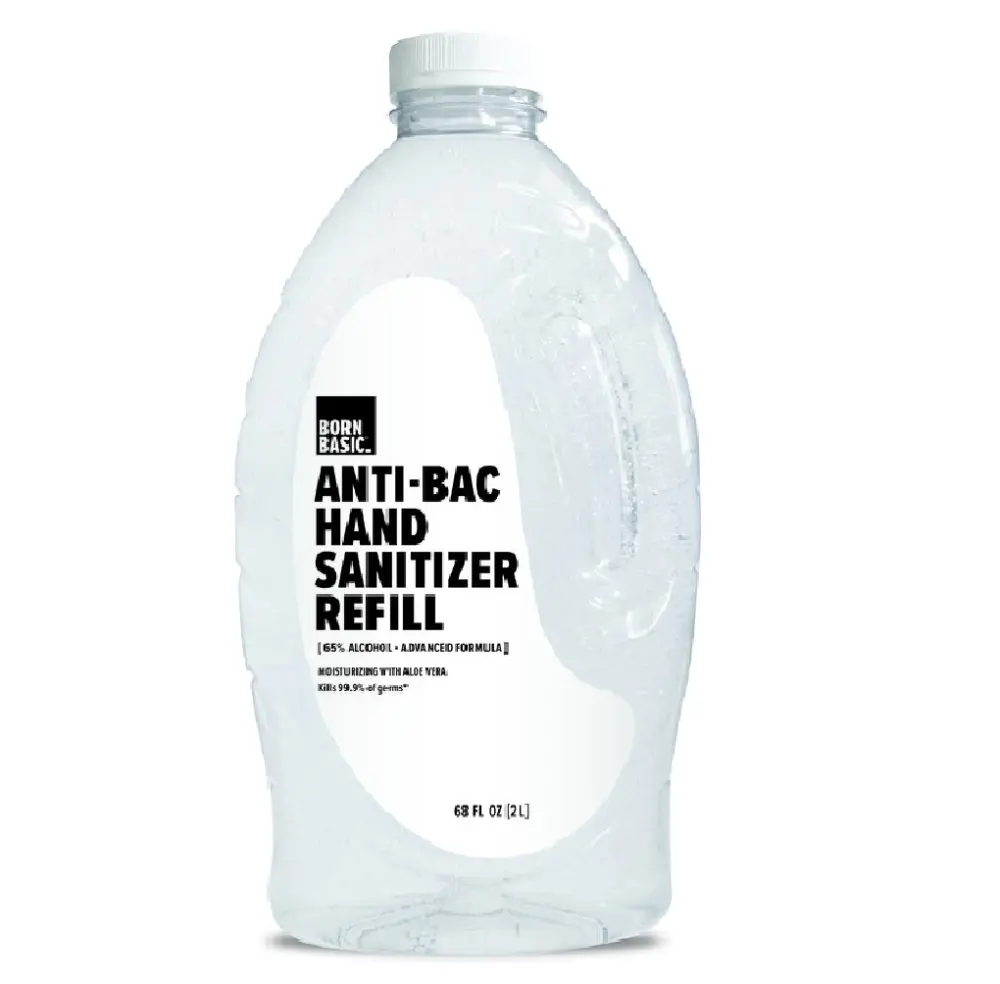 Born Basic ST3036 Unscented Hand Sanitizer Refill 68 oz Bulk Use