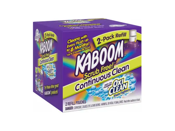 Kaboom 35261 Scrub Free Toilet Cleaning System Refill 2-Pack