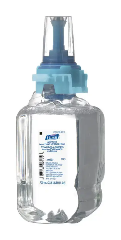 Purell Refreshing Scent Antibacterial Foam Hand Sanitizer Dispenser Refill 700ml Pack 4