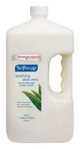 Softsoap 01900 Soothing Aloe Vera Hand Soap Refill 1 Gallon Gentle Cleansing