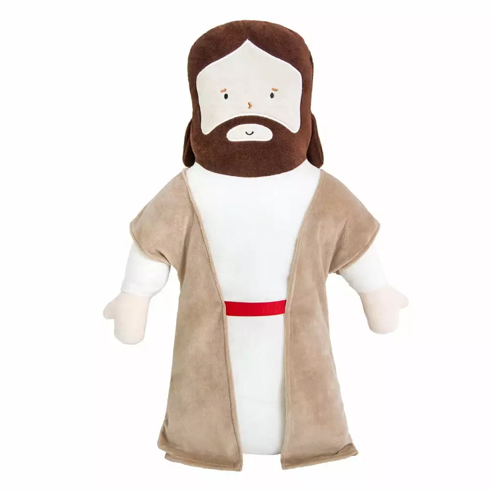 Plush Pillow 1Pc Cushion Jesus Pattern Soft Decorative Cushion Adorable Plush Toy nicexmas