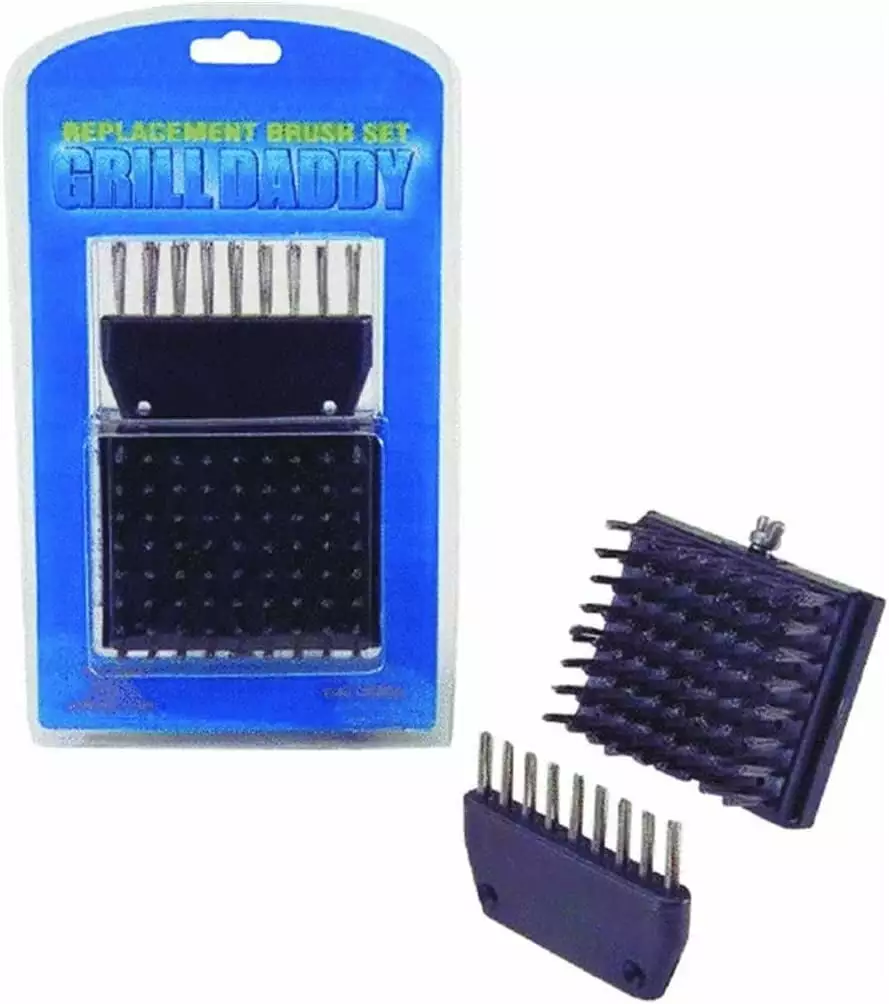 Grill Daddy Replacement Brush GD19162BB Pro Black Silver Dishwasher Safe