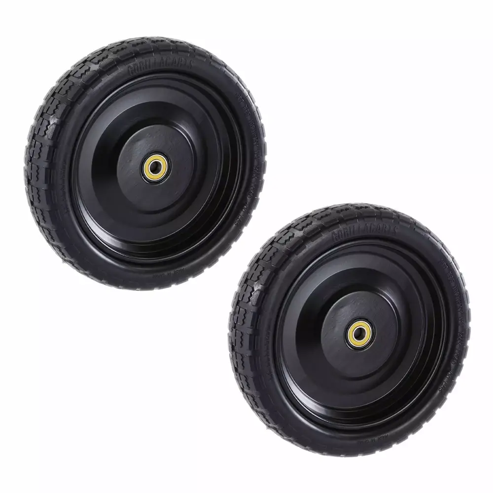 Gorilla Carts GCT-13NF 13 Inch No Flat Replacement Tire Utility Cart 2 Pack 10