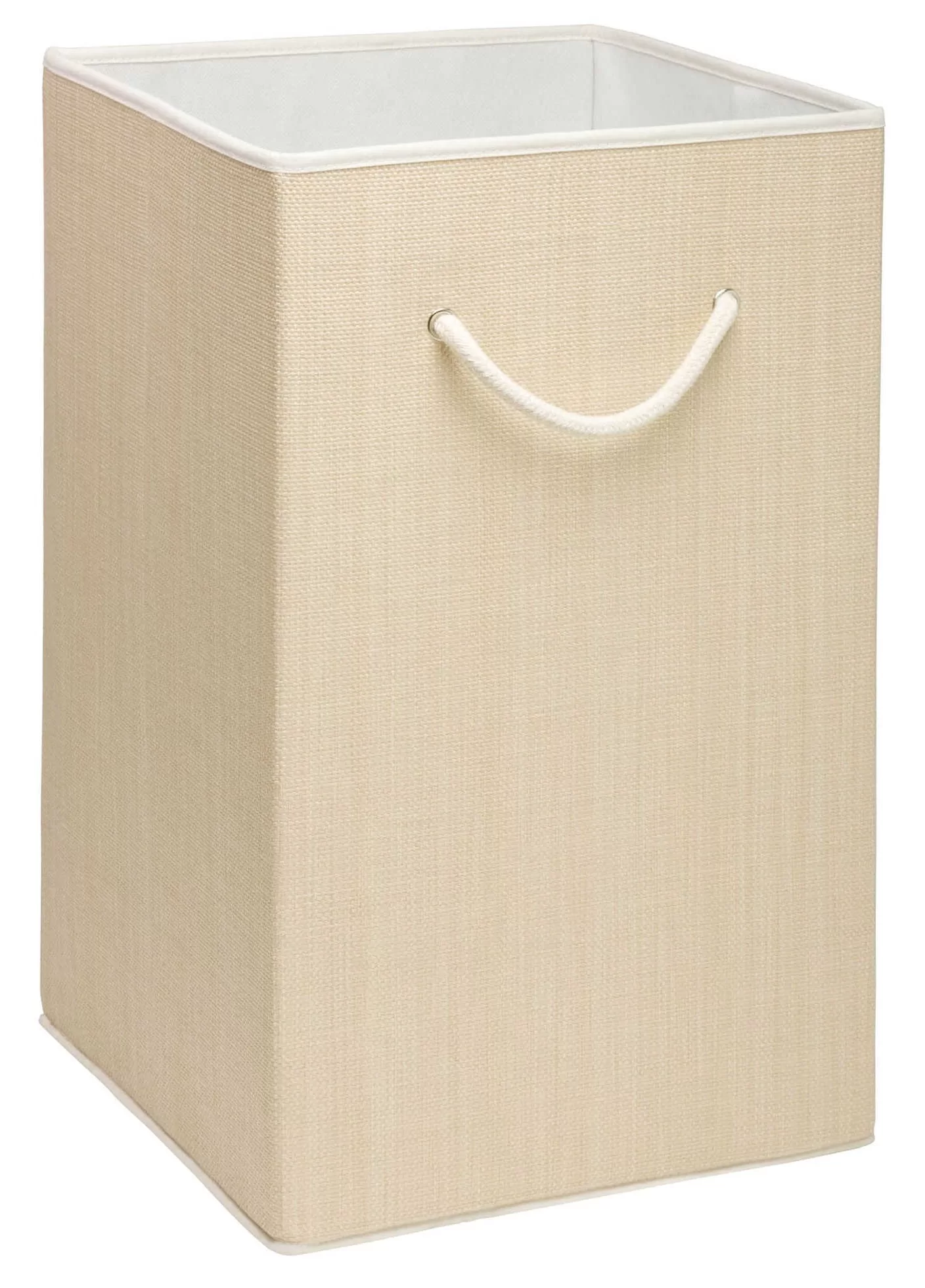 Honey Can Do Tan Square Resin Hamper HMP-01453