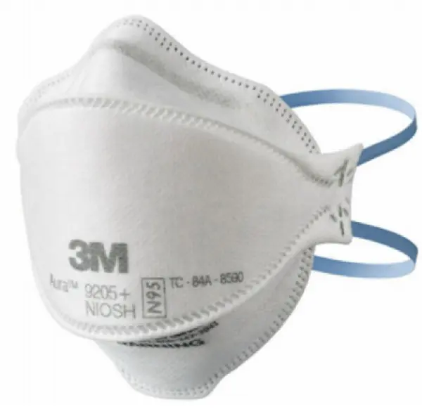 3M 9205P-3-DC Aura Particulate N95 Respirator Mask White 3-Pack
