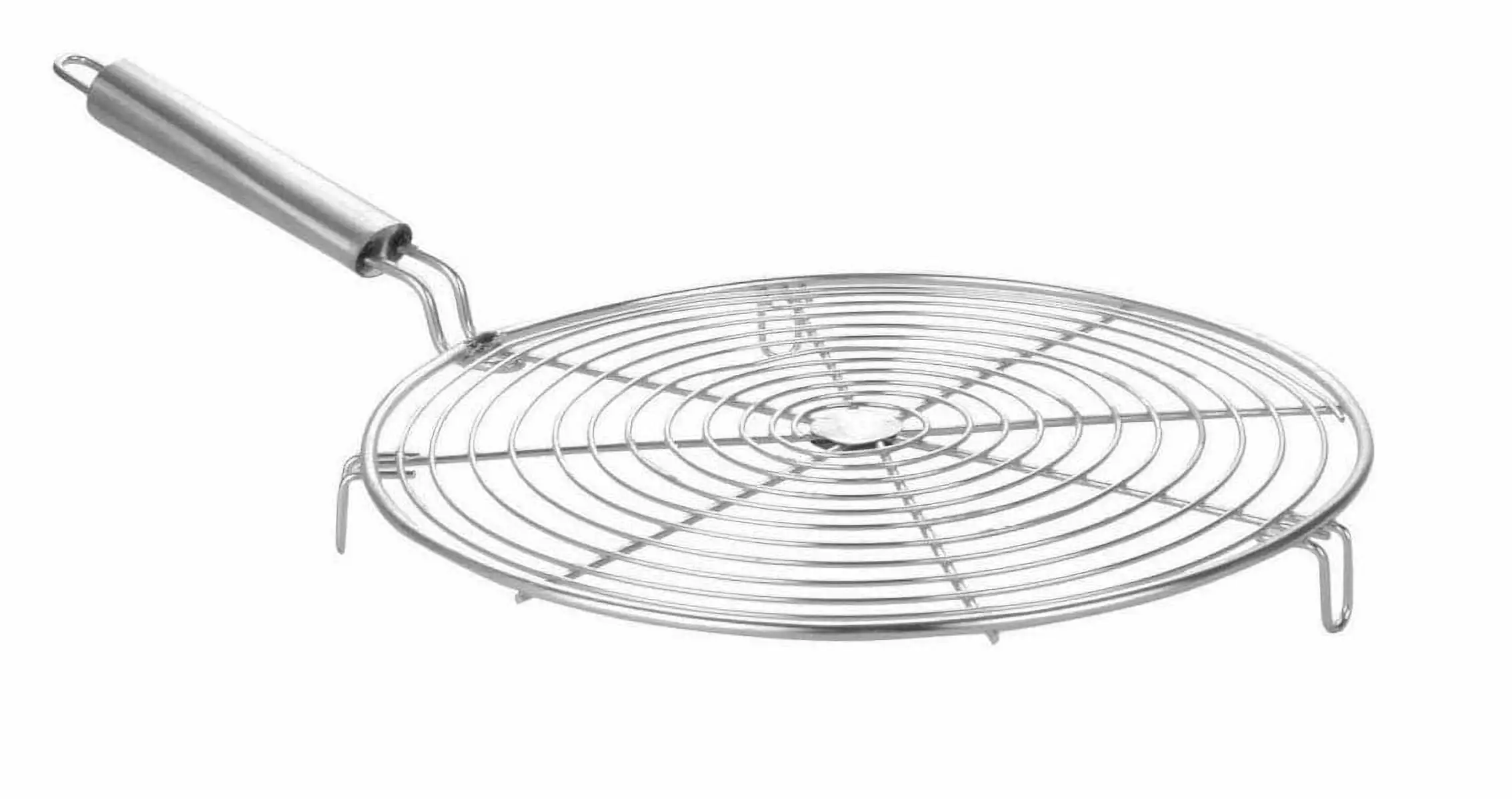 Tabakh Stainless Steel Wire Roaster Papad Jali Round Cooking