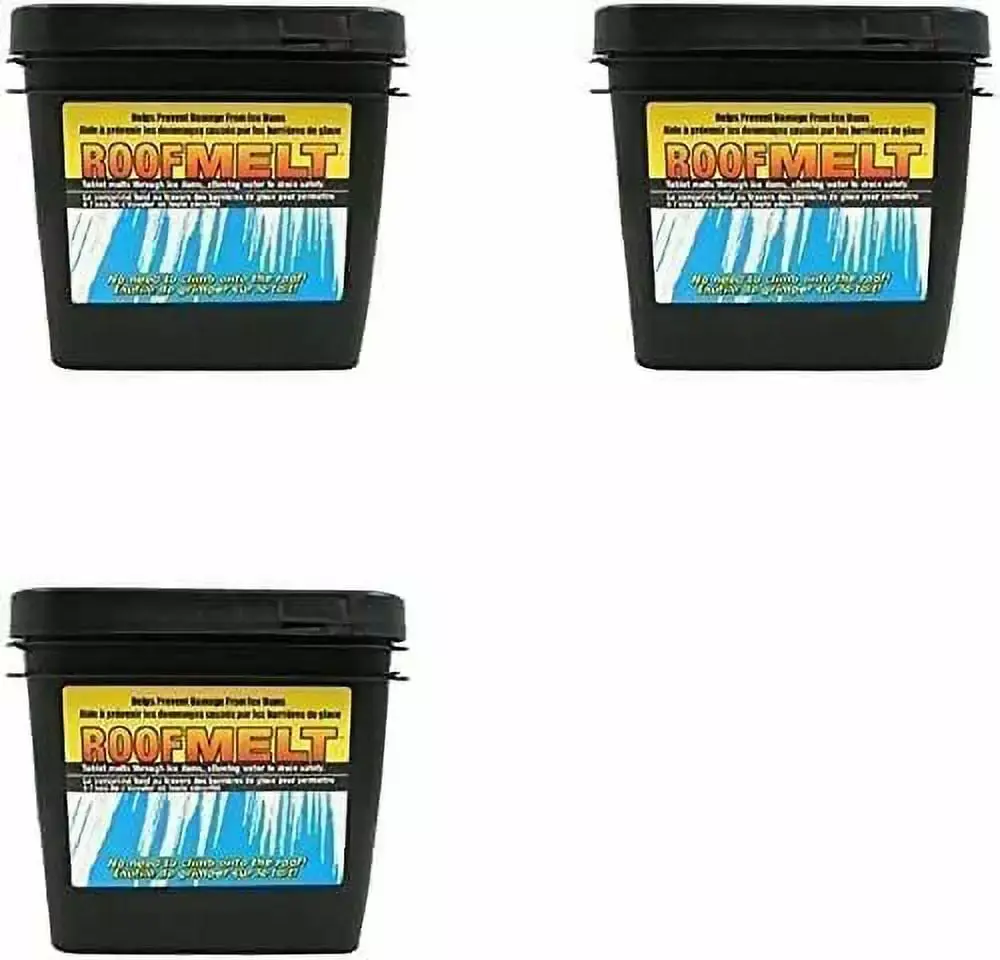 Roof Melt 60 Tablets Three Pack Effective Roof Ice and Snow Removal
