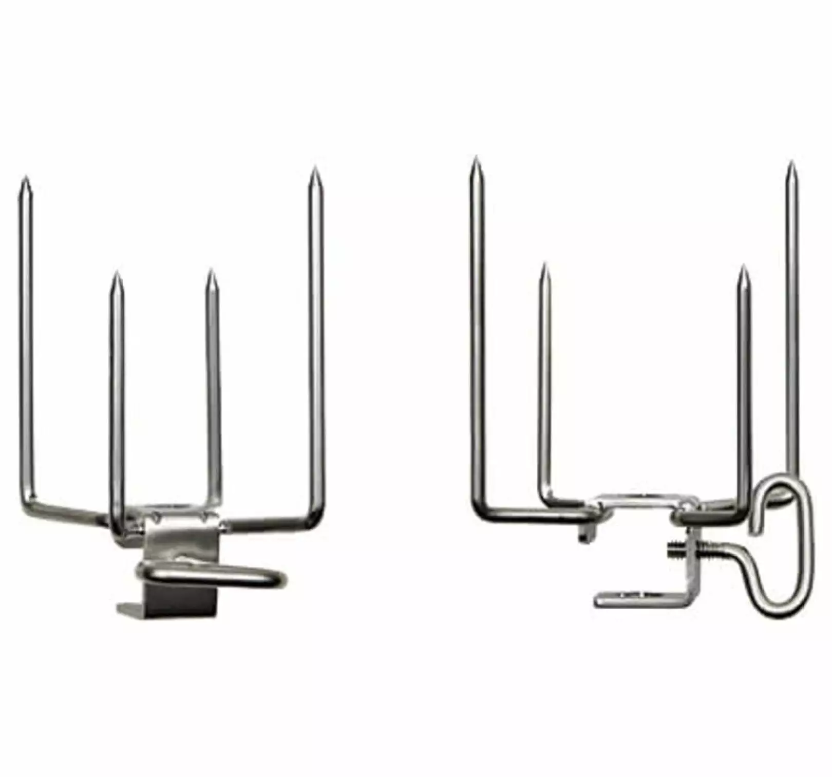 CLkPde 69001 Standard Forks Grill Rotisserie Stainless Steel Heavy Duty