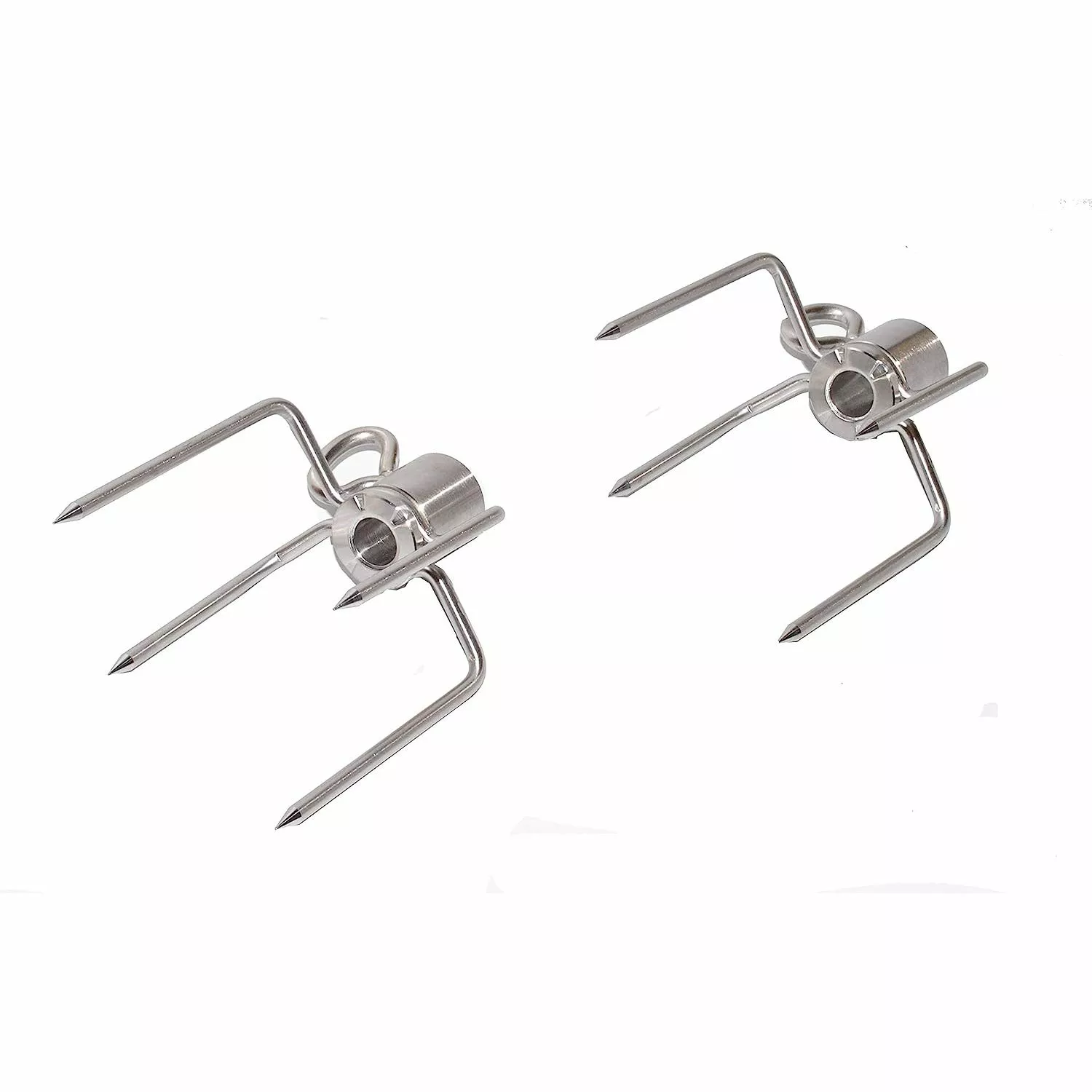 HElectQRIN 66852 Rotisserie Forks Outdoor Grill BBQ Cooking