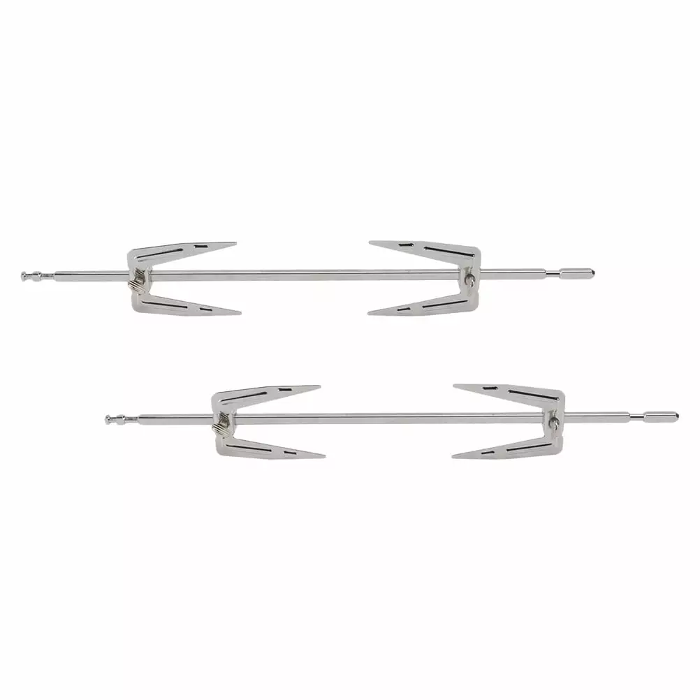 2 Sets Air Fryer Grill Chicken Rotisserie Stick Home Forks Turkey Roast Qiysamall