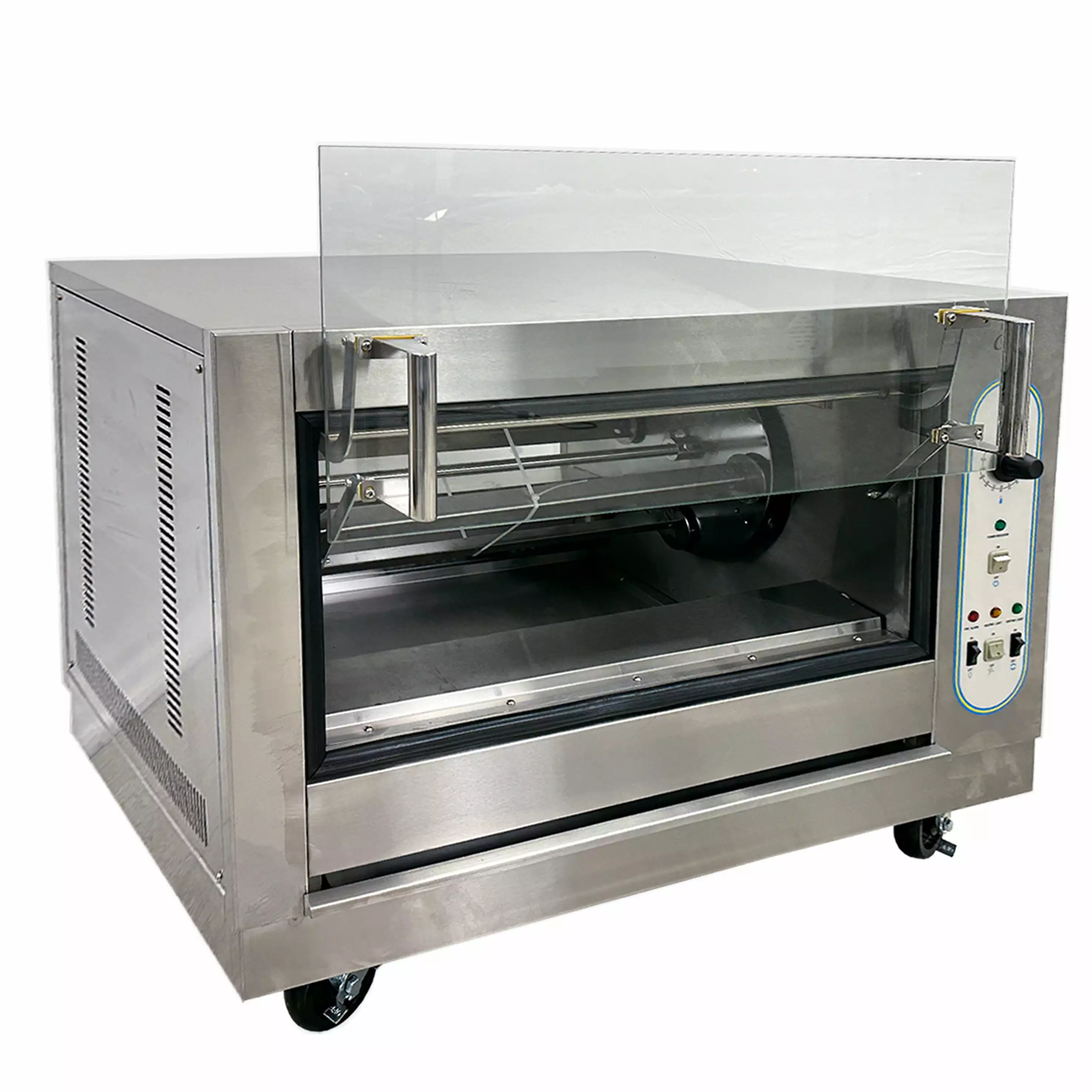 NSF Chicken Rotisserie Machine Natural Gas and Propane KJ-2R Cooler Depot
