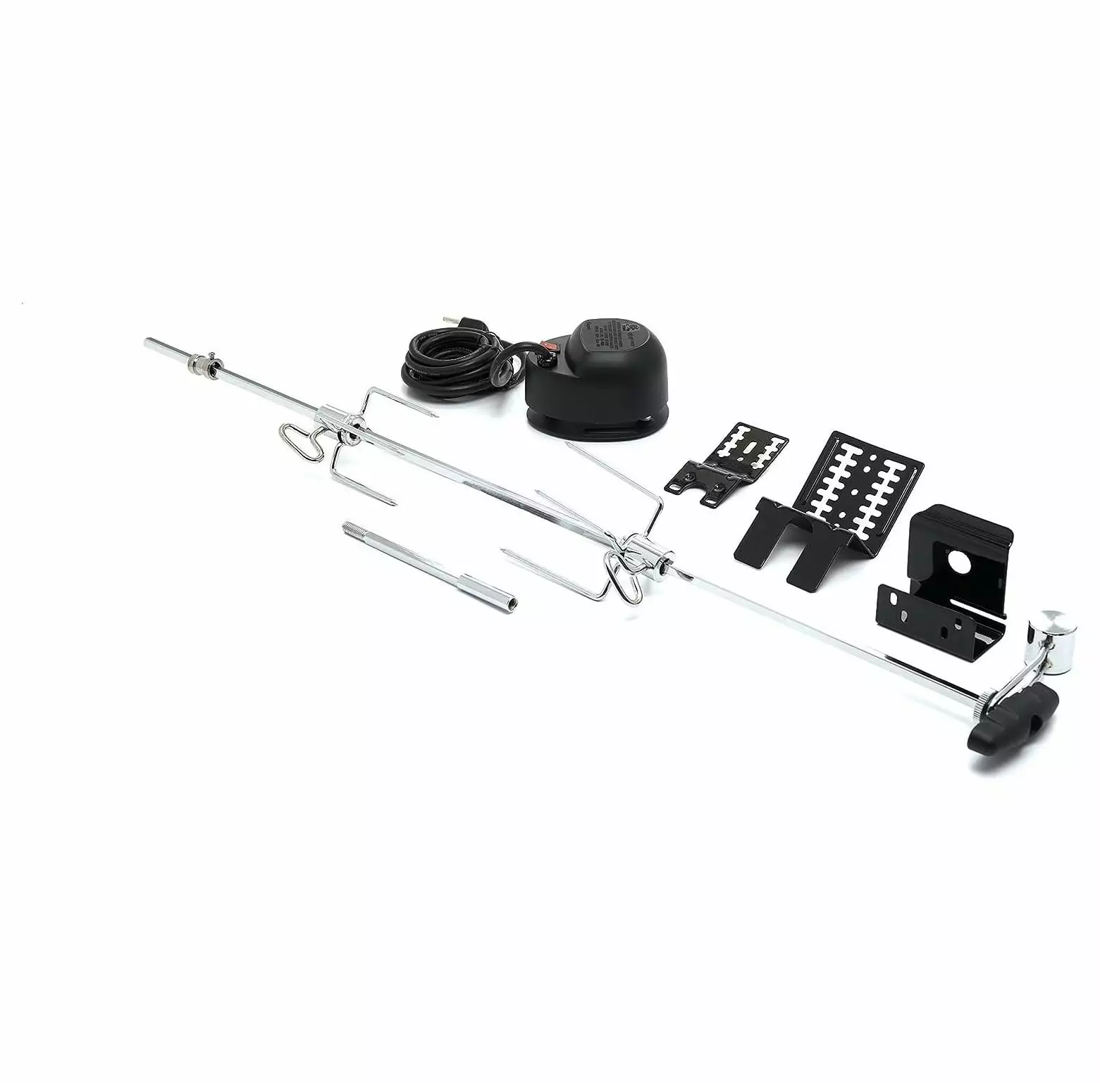 CintBllTer 60090 Rotisserie Kit Grills 39-1/2 Inch Black Heavy Duty