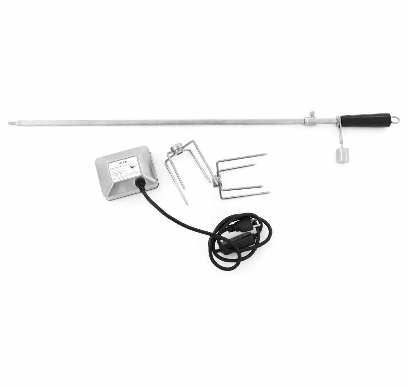Blaze Rotisserie Kit 32-Inch Charcoal and 4-Burner Gas Grills BLZ-34-ROTIS-SS Lwory