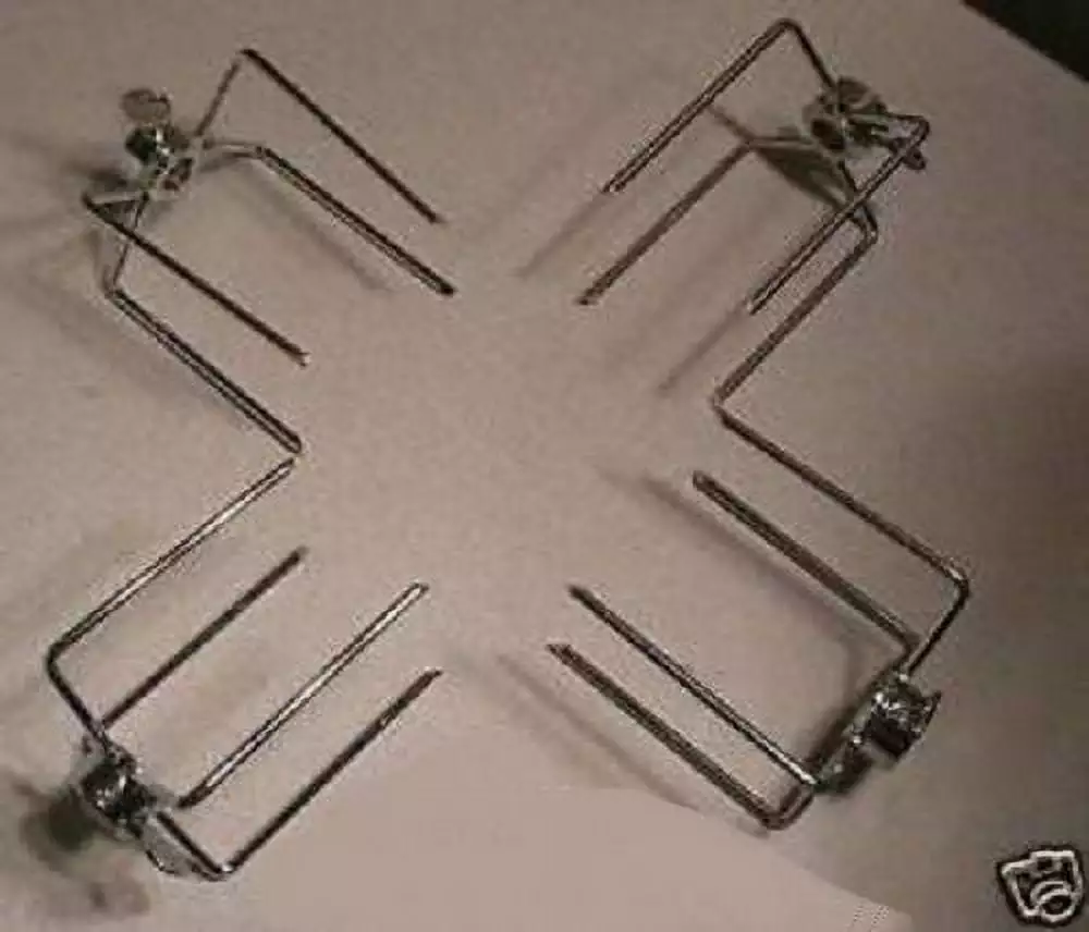 4 Prong Meat Spit Forks Gas or Charcoal Grill Rotisserie - BBQ Grill Accessories MHP