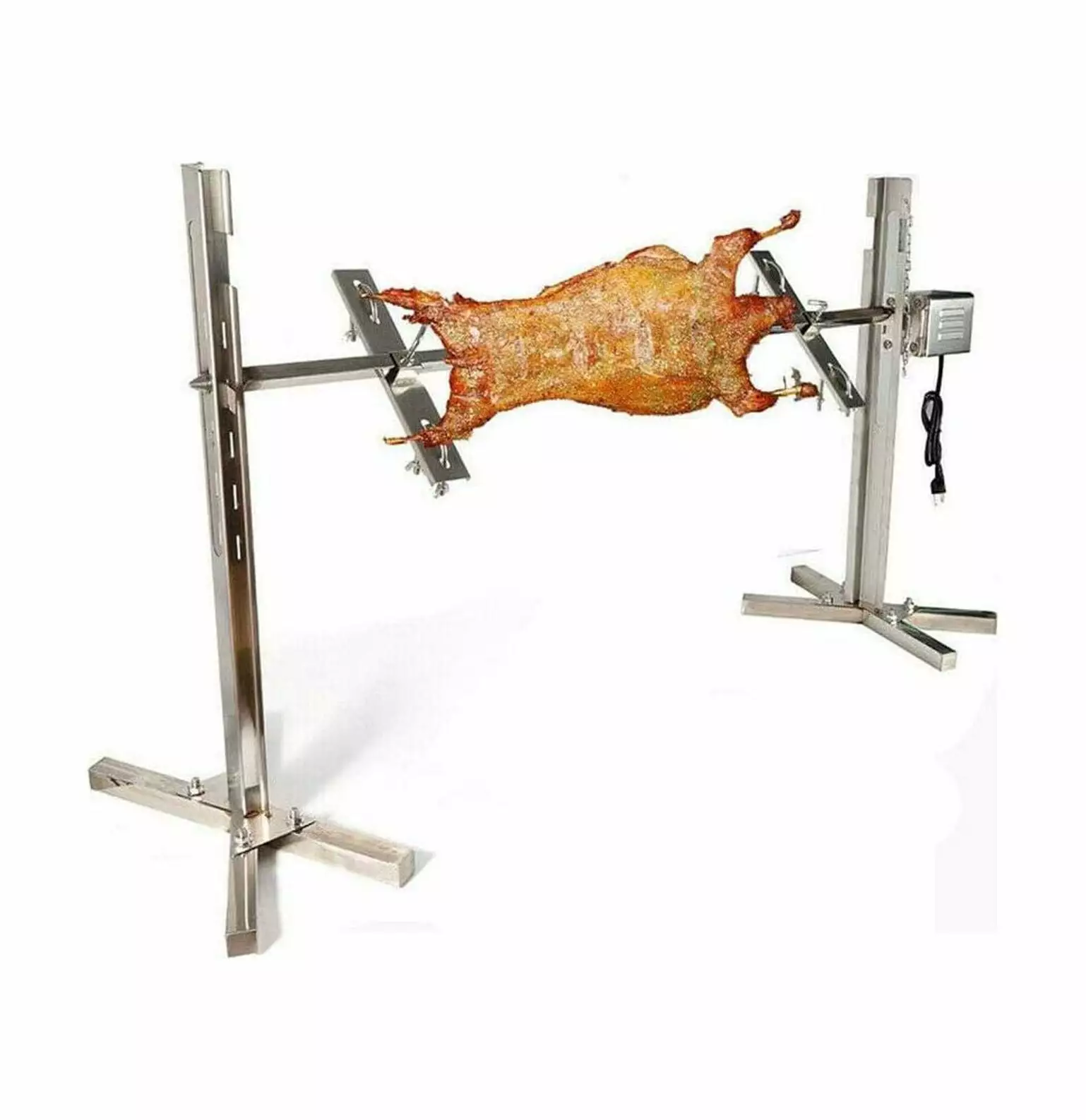 Electric Rotisserie Grill Kit. 53 70KGF.CM Automatic BBQ Rotisserie Roaster Grill Rod Outdoor Large Stainless Steel Grill ...