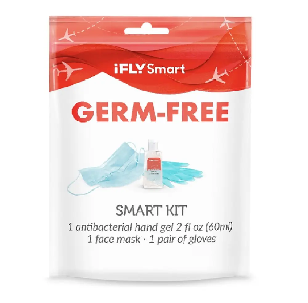 IFLY SMART 9-A001GK Travel Germ Free Kit Sanitizing Essentials On--Go Hygiene