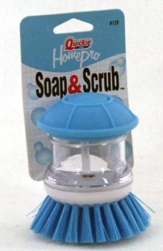 Quickie 139 Home Pro Soap And Scrub Brush Blue And White Kitchen Cleaning