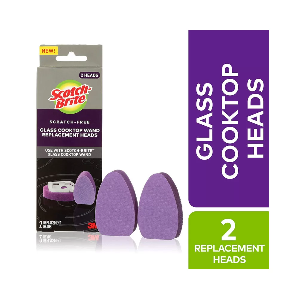 Scotch-Brite 950-CT-RF Glass Cooktop Wand Replacement Head Purple Non-Scratch