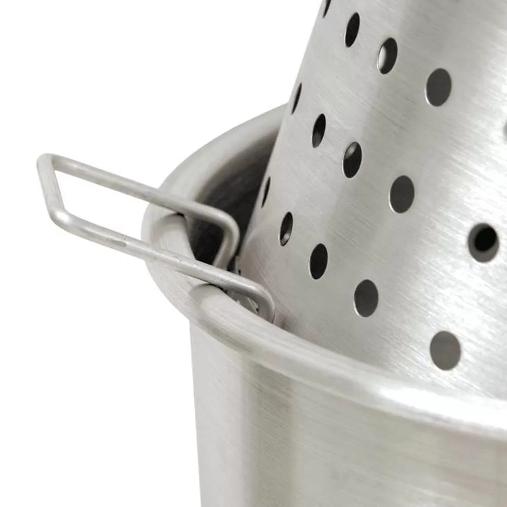 Bayou Classic Stainless Steel 82 Quart Seafood Crawfish Cooker Kit 2 Pack Large Capacity