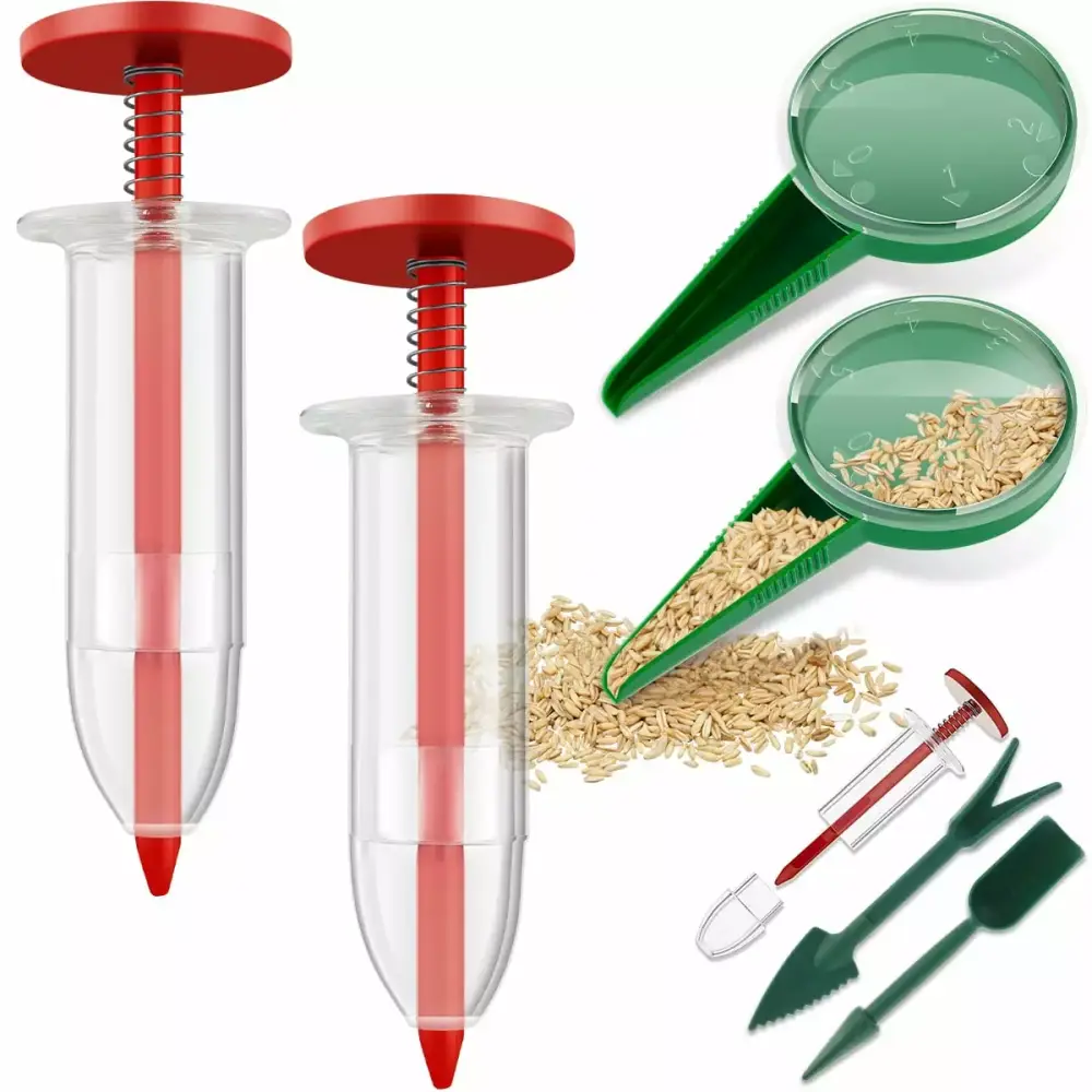 Verlacoda 6Pcs Mini Sowing Seed Dispenser Set Professional Garden Seeding