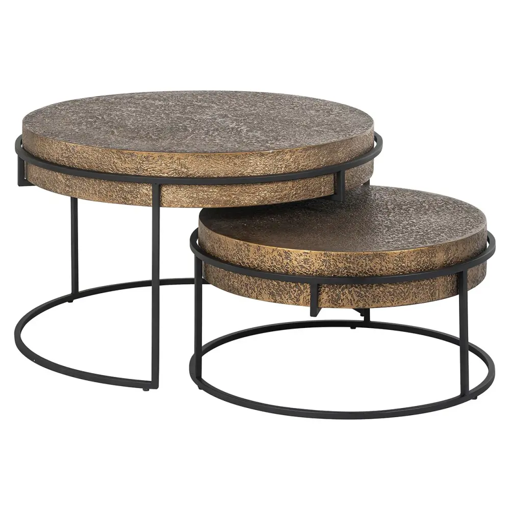 Derby Set 2 Round Coffee Tables