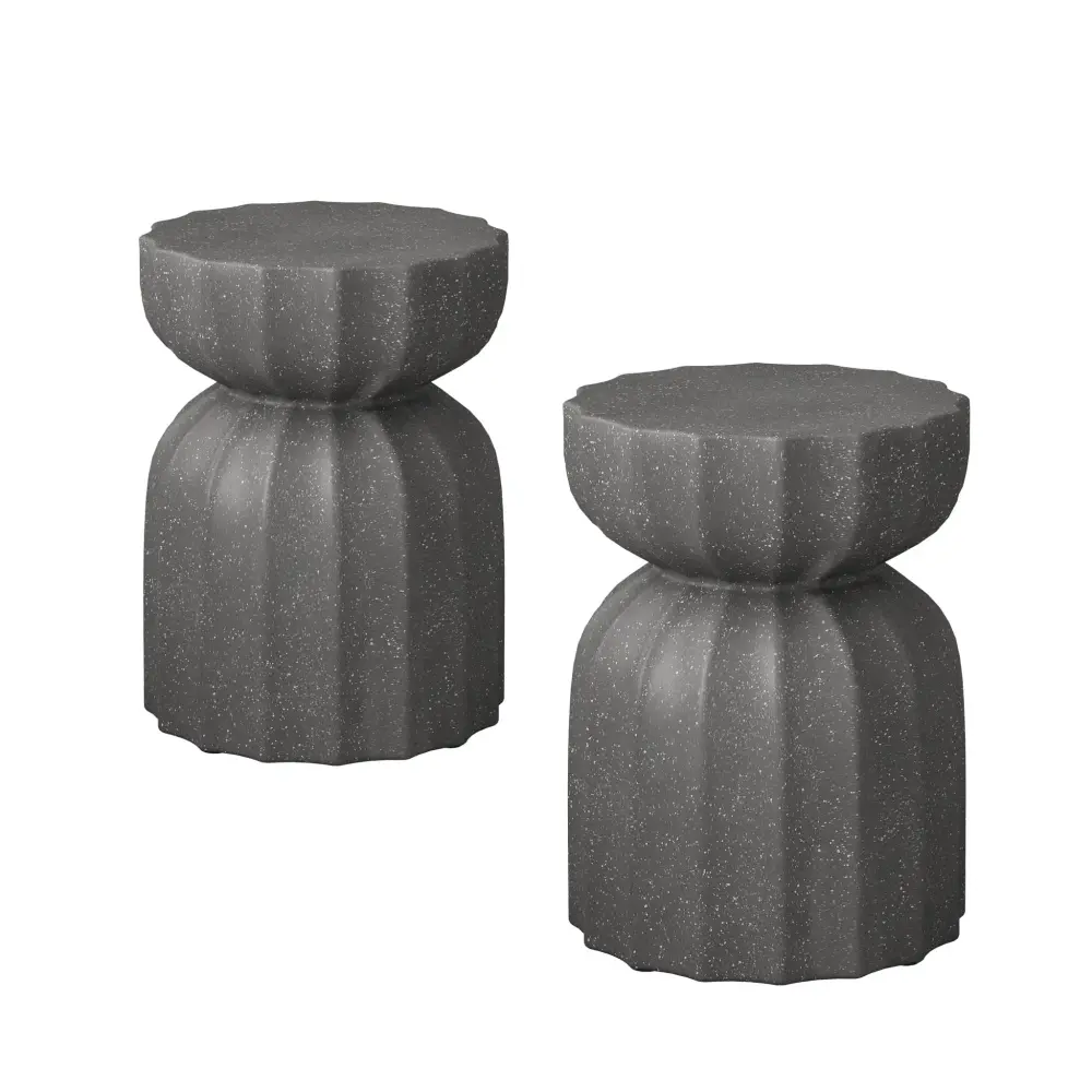 Outdoor And Indoor Submersible Coffee Table (Set 2) - Gray