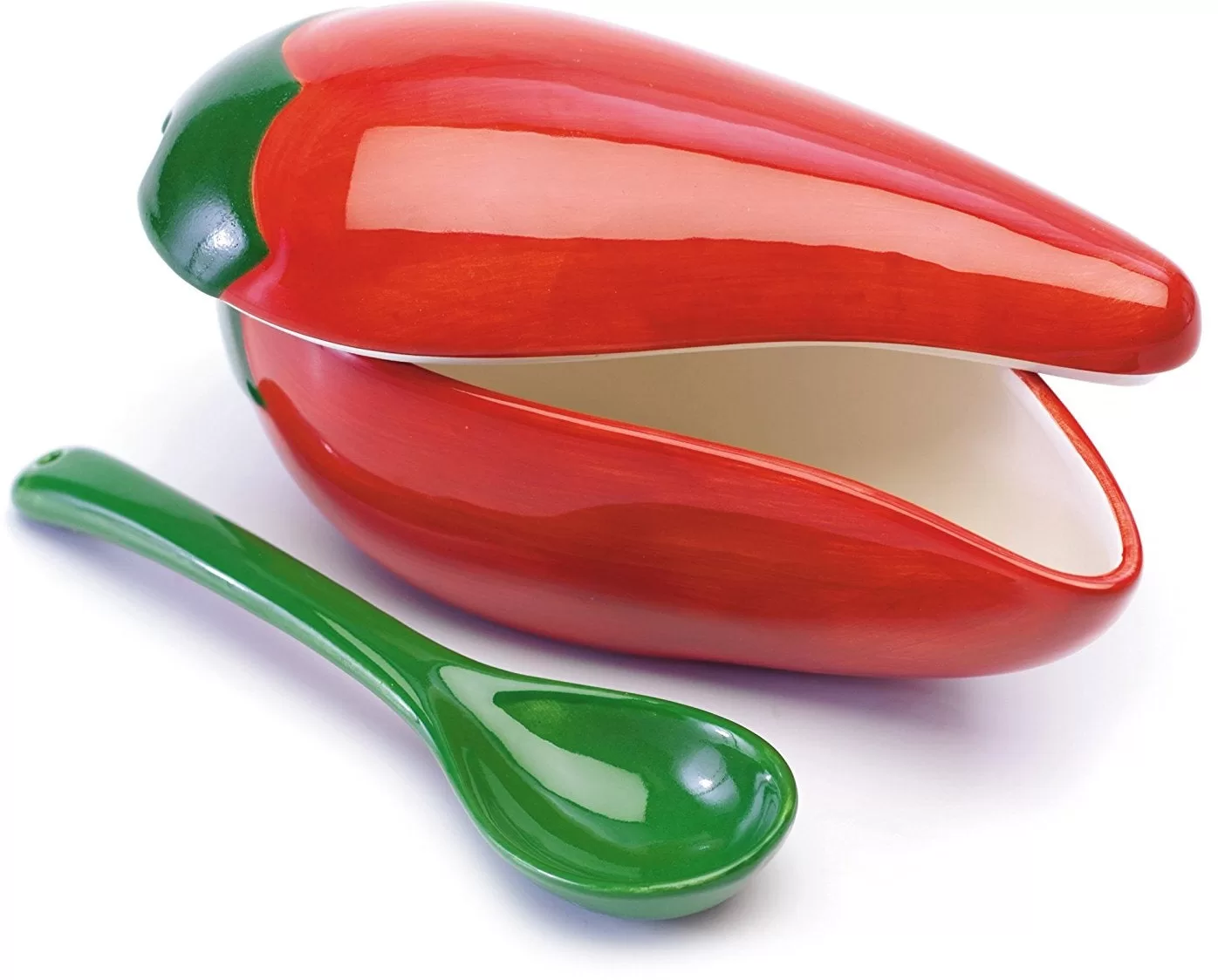Progressive Prepworks Salsa Bowl Ceramic Red 1 5 Cups Stylish Serving